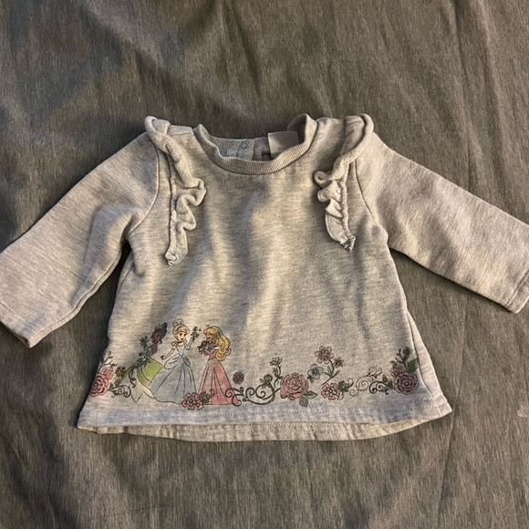 Baby Girls Disney Princess Fleece Pullover 12 months - Picture 2 of 6